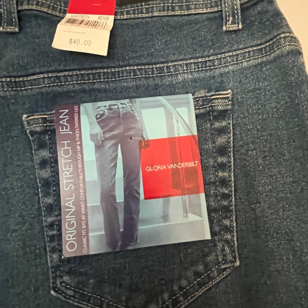 Gloria Vanderbilt Blue Denim Jeans